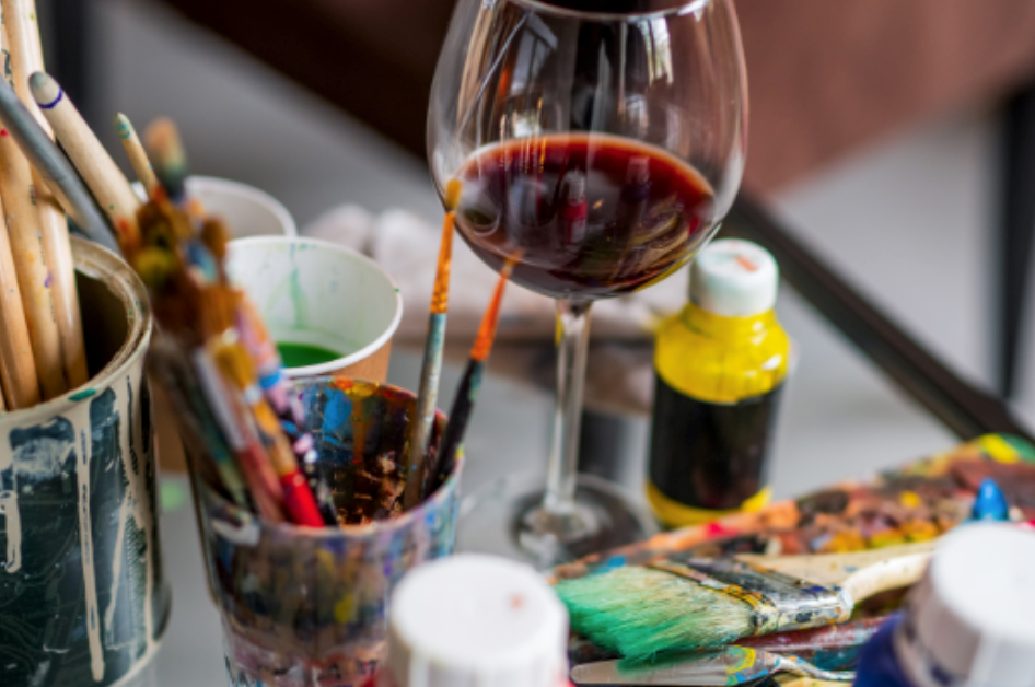 Paint with Wine