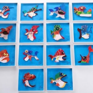 Wooden Fish Painting